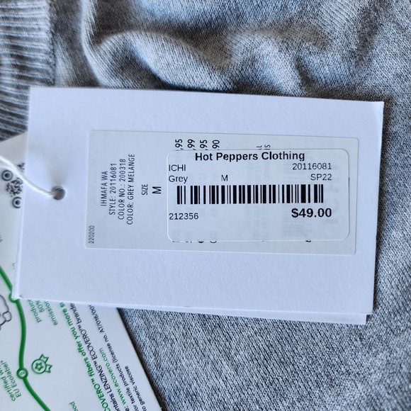 ICHI Sweater Vest Womens Medium New With Tags Knit Preppy Lightweight Denmark - Picture 9 of 16